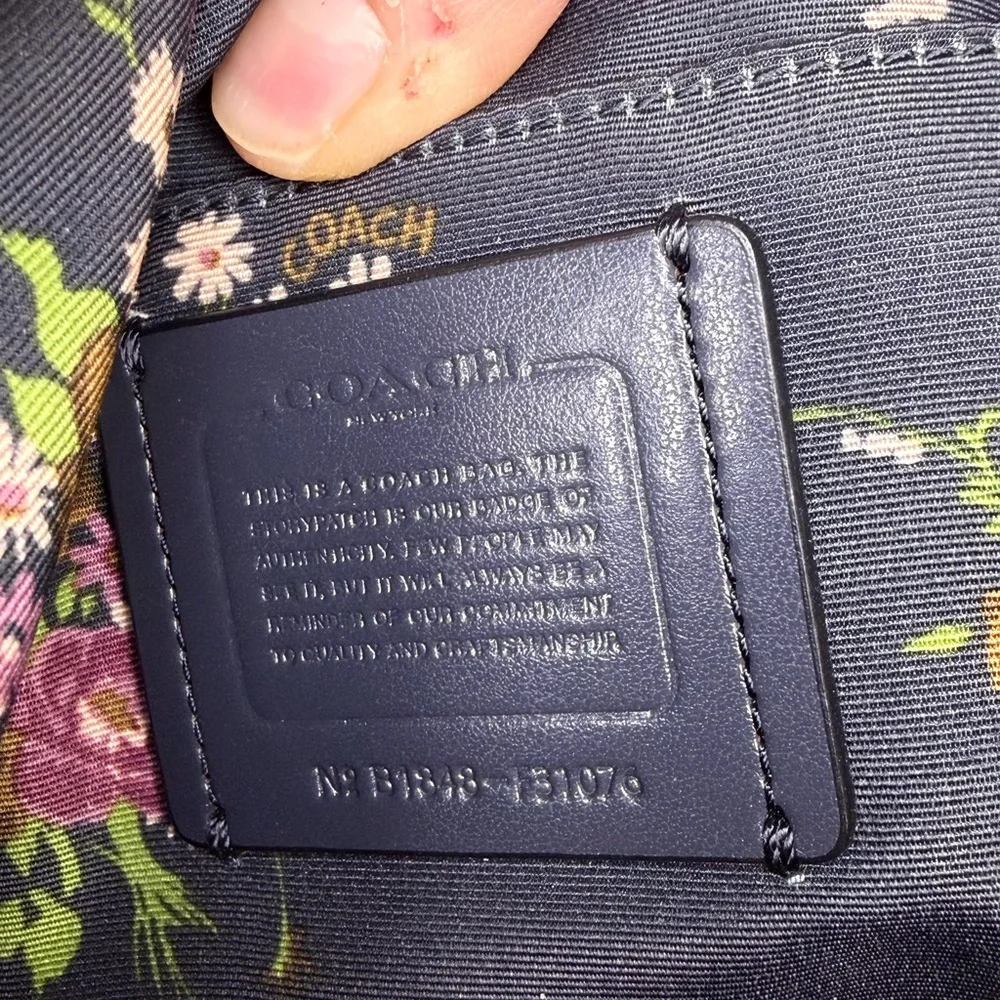 Coach Moss Green Leather Shoulder Bag - Picture 11 of 11
